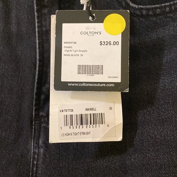 Frame Straight Jeans - Picture 2 of 2